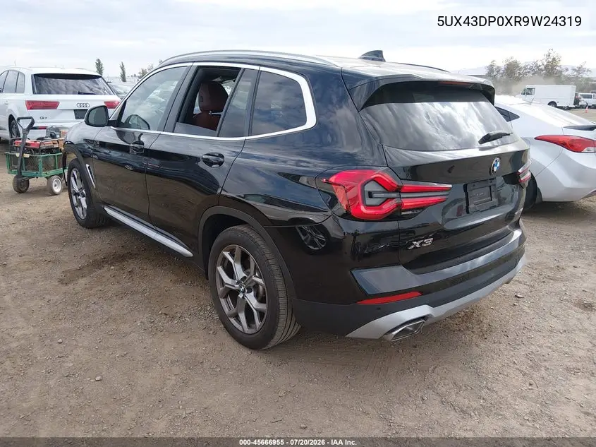 2024 BMW X3 Sdrive30I VIN: 5UX43DP0XR9W24319 Lot: 45666955