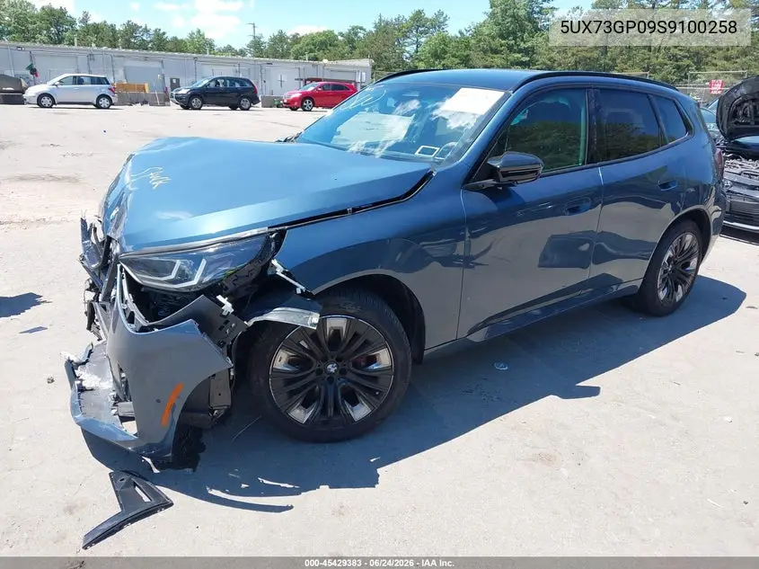 2025 BMW X3 M50 xDrive VIN: 5UX73GP09S9100258 Lot: 45429383