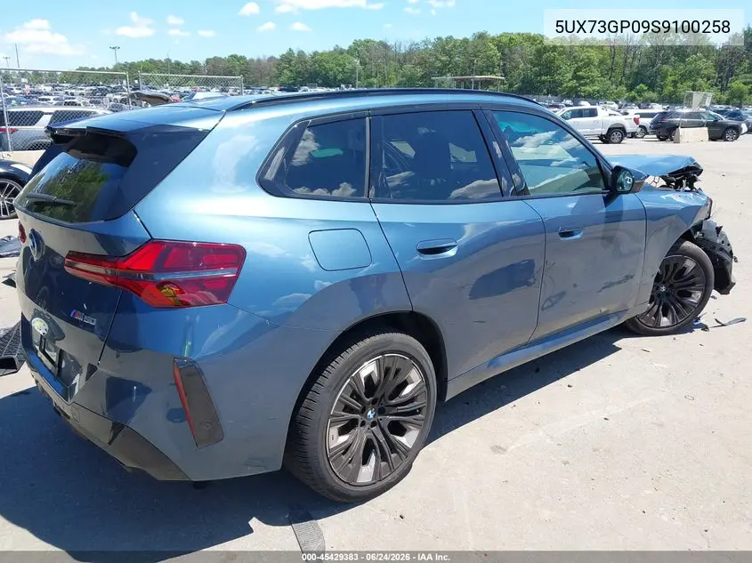 2025 BMW X3 M50 xDrive VIN: 5UX73GP09S9100258 Lot: 45429383