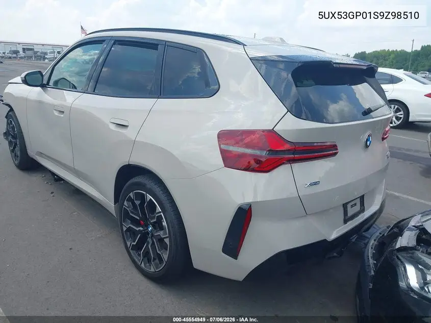 2025 BMW X3 30 xDrive VIN: 5UX53GP01S9Z98510 Lot: 45554949