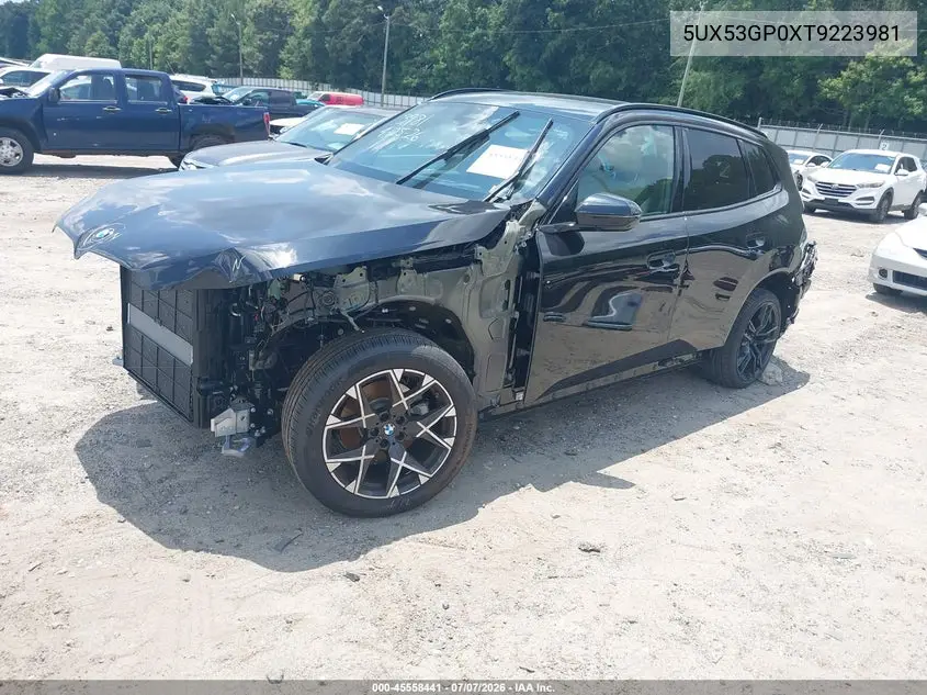 2026 BMW X3 30 xDrive VIN: 5UX53GP0XT9223981 Lot: 45558441