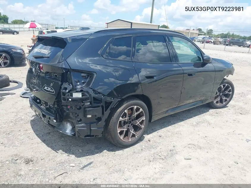 2026 BMW X3 30 xDrive VIN: 5UX53GP0XT9223981 Lot: 45558441