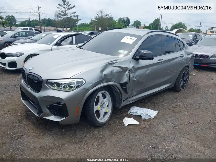 2021 BMW X4 M VIN: 5YMUJ0C04M9H06216 Lot: 45439280