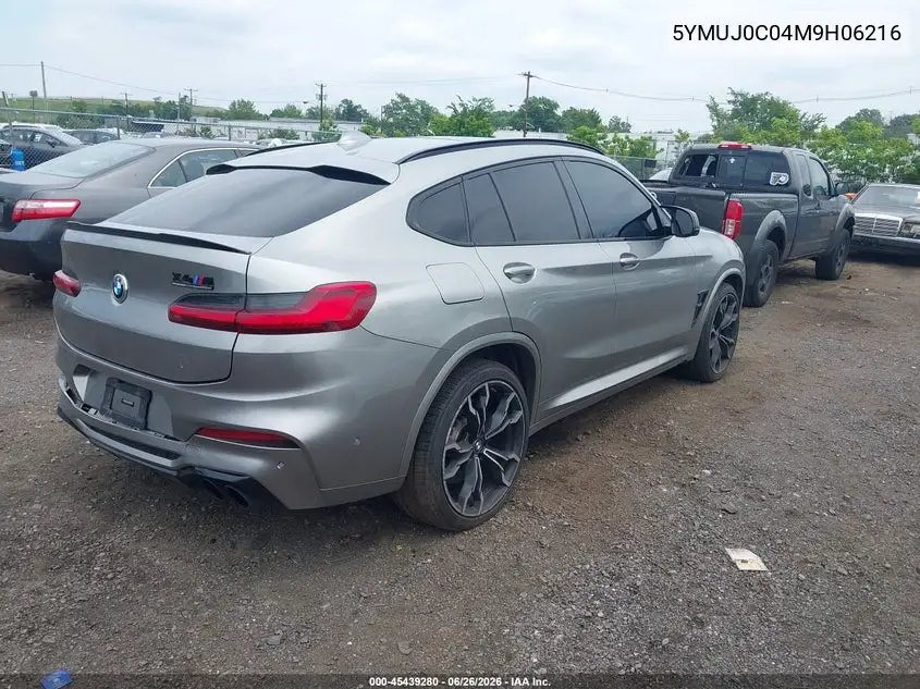 2021 BMW X4 M VIN: 5YMUJ0C04M9H06216 Lot: 45439280