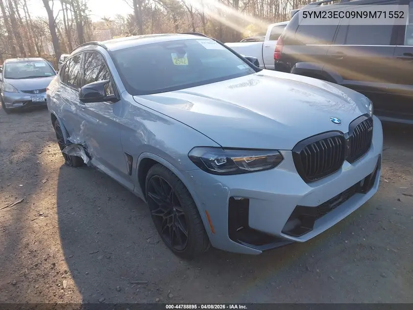 2022 BMW X4 M VIN: 5YM23EC09N9M71552 Lot: 44788895