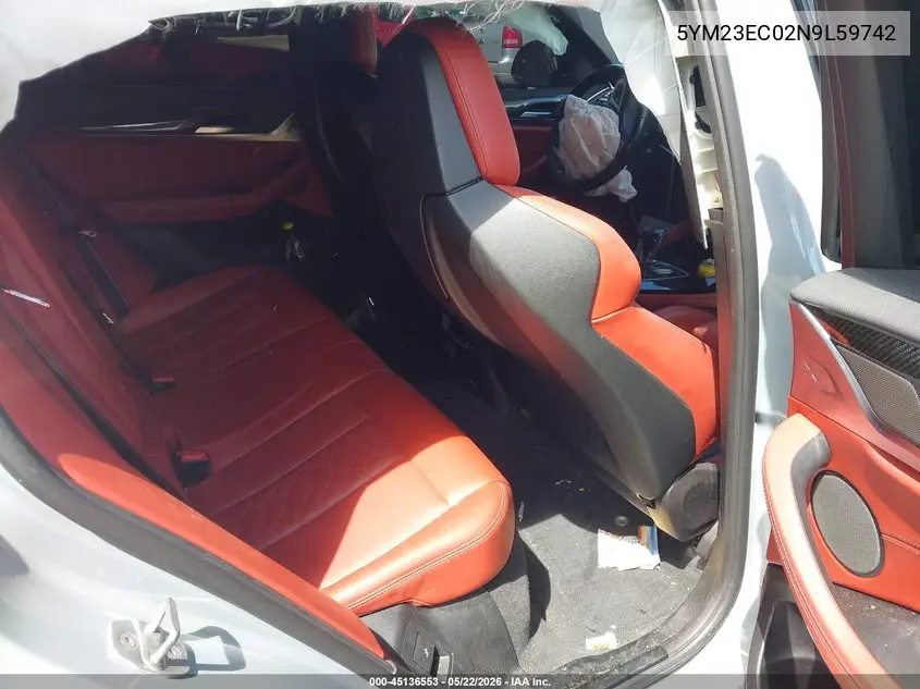 2022 BMW X4 M VIN: 5YM23EC02N9L59742 Lot: 45136553