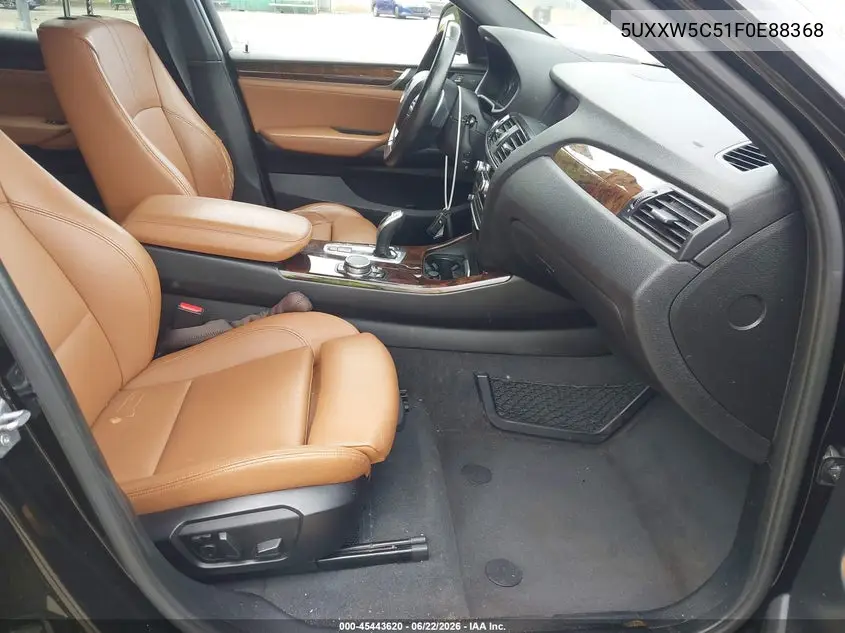 2015 BMW X4 xDrive35I VIN: 5UXXW5C51F0E88368 Lot: 45443620