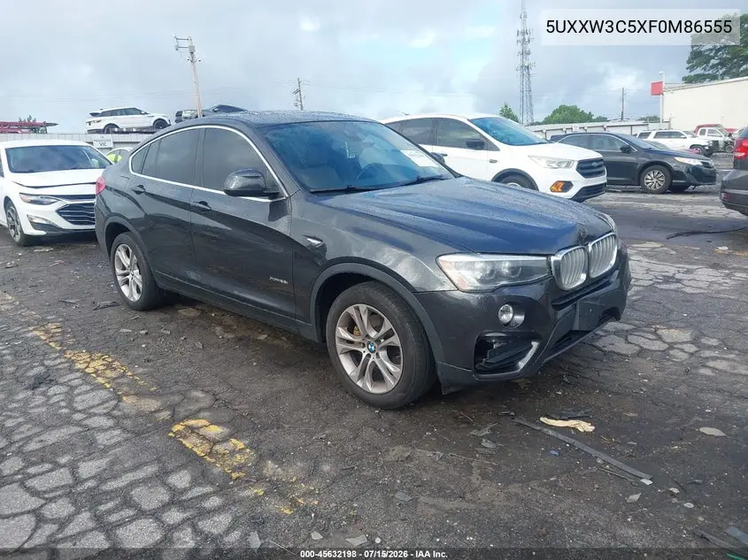 2015 BMW X4 xDrive28I VIN: 5UXXW3C5XF0M86555 Lot: 45632198