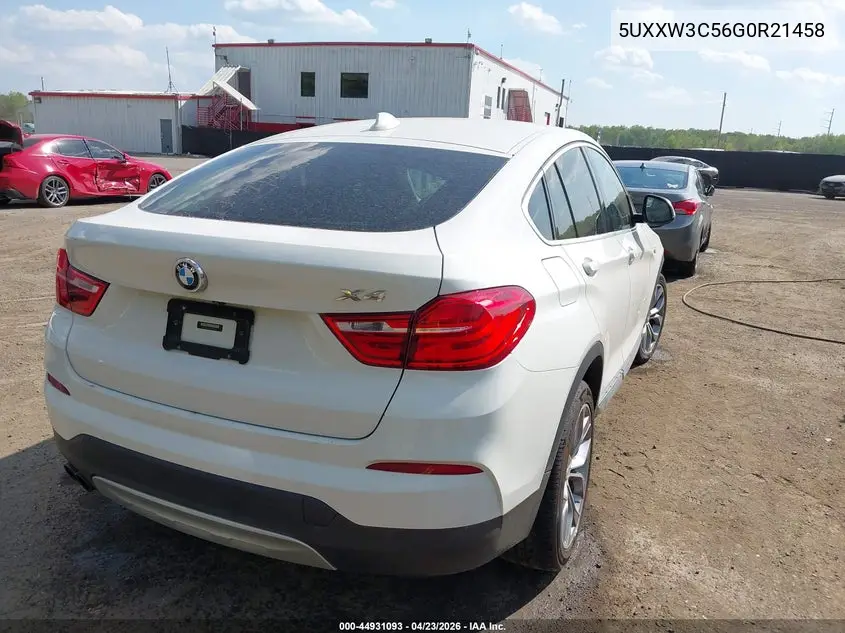 2016 BMW X4 xDrive28I VIN: 5UXXW3C56G0R21458 Lot: 44931093
