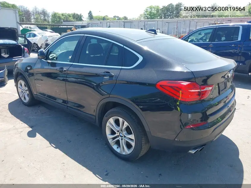 2016 BMW X4 xDrive28I VIN: 5UXXW3C56G0R19564 Lot: 45067164