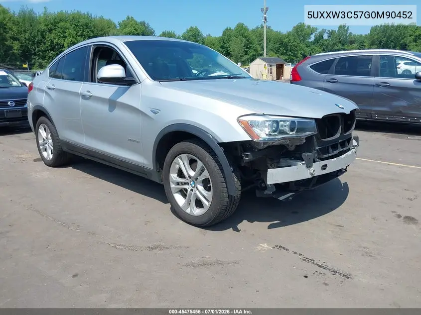 2016 BMW X4 xDrive28I VIN: 5UXXW3C57G0M90452 Lot: 45475456