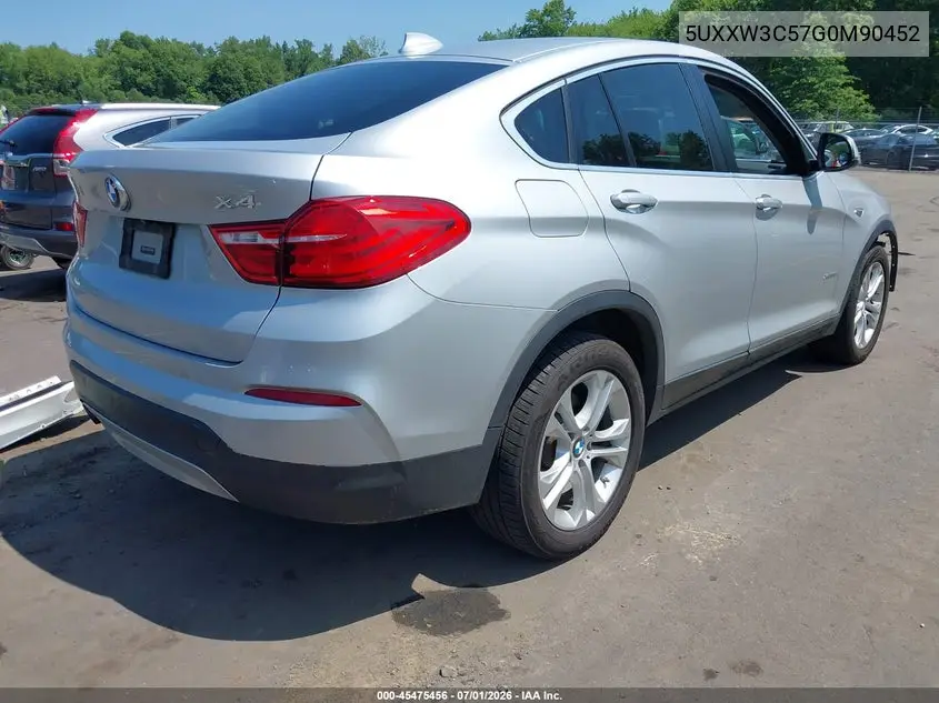 2016 BMW X4 xDrive28I VIN: 5UXXW3C57G0M90452 Lot: 45475456