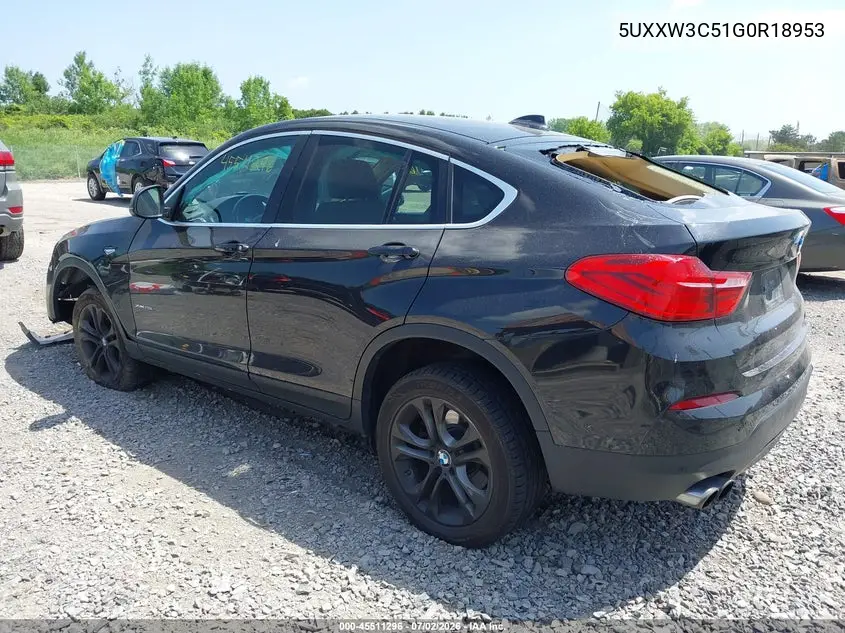 2016 BMW X4 xDrive28I VIN: 5UXXW3C51G0R18953 Lot: 45511296