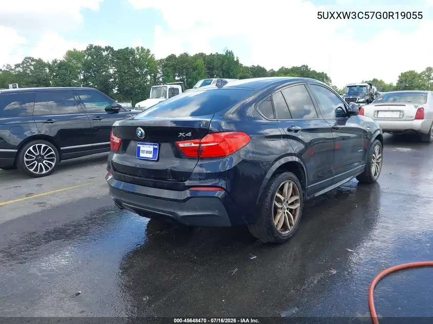 2016 BMW X4 xDrive28I VIN: 5UXXW3C57G0R19055 Lot: 45648470