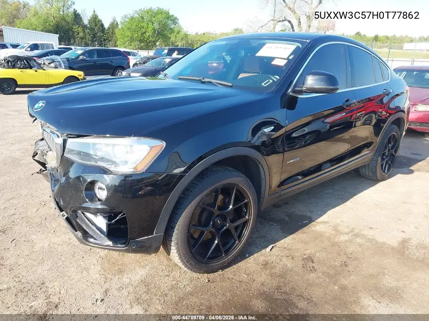 2017 BMW X4 xDrive28I VIN: 5UXXW3C57H0T77862 Lot: 44789709