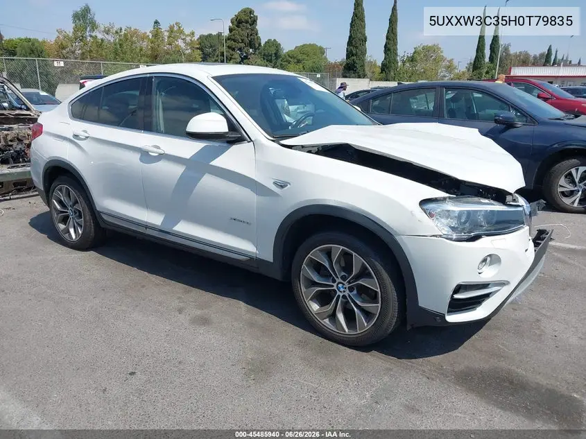 2017 BMW X4 xDrive28I VIN: 5UXXW3C35H0T79835 Lot: 45485940