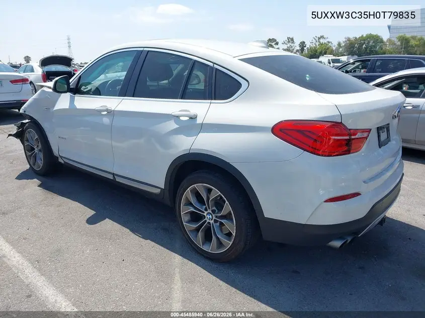 2017 BMW X4 xDrive28I VIN: 5UXXW3C35H0T79835 Lot: 45485940