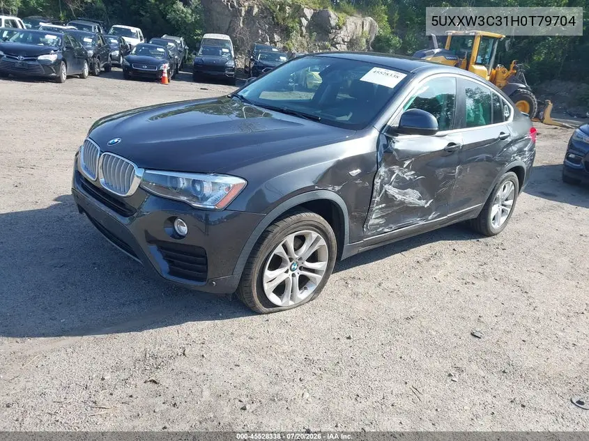 2017 BMW X4 xDrive28I VIN: 5UXXW3C31H0T79704 Lot: 45528338