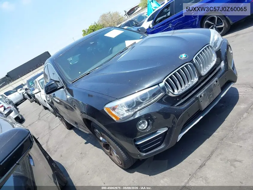 2018 BMW X4 xDrive28I VIN: 5UXXW3C57J0Z60065 Lot: 45062975