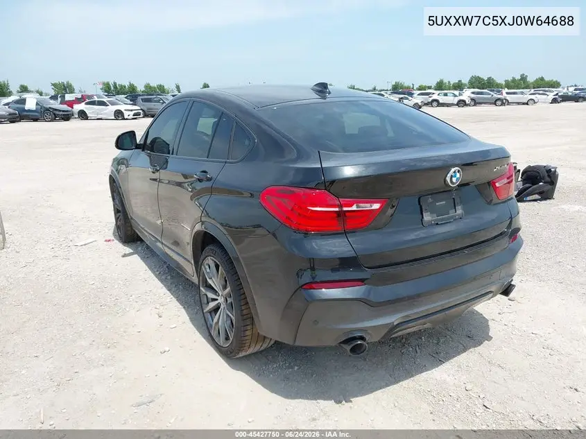 2018 BMW X4 M40I VIN: 5UXXW7C5XJ0W64688 Lot: 45427750