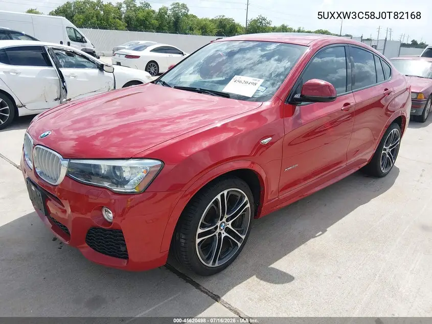 2018 BMW X4 xDrive28I VIN: 5UXXW3C58J0T82168 Lot: 45620498