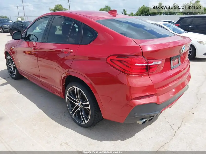 2018 BMW X4 xDrive28I VIN: 5UXXW3C58J0T82168 Lot: 45620498