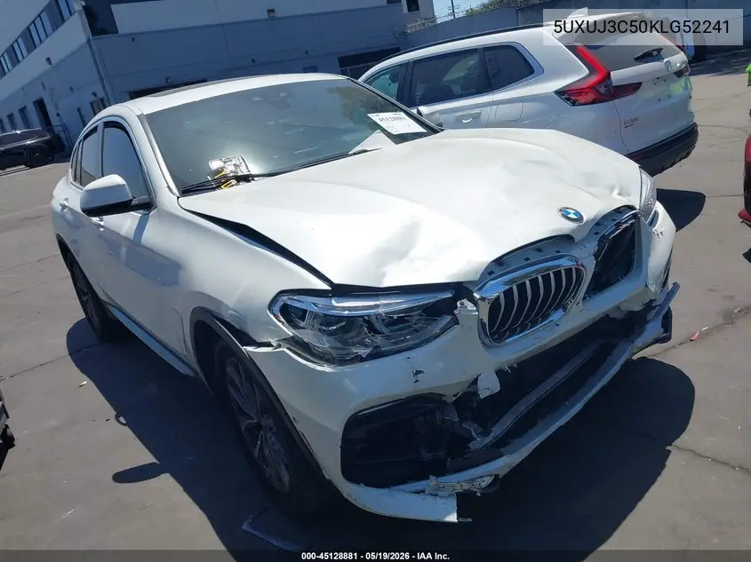 2019 BMW X4 xDrive30I VIN: 5UXUJ3C50KLG52241 Lot: 45128881