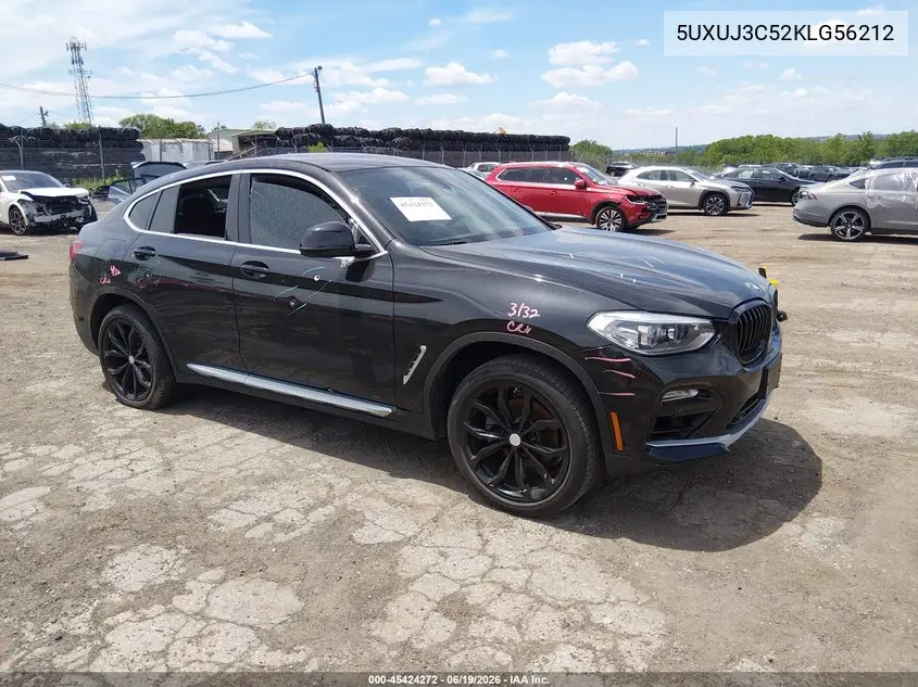 2019 BMW X4 xDrive30I VIN: 5UXUJ3C52KLG56212 Lot: 45424272
