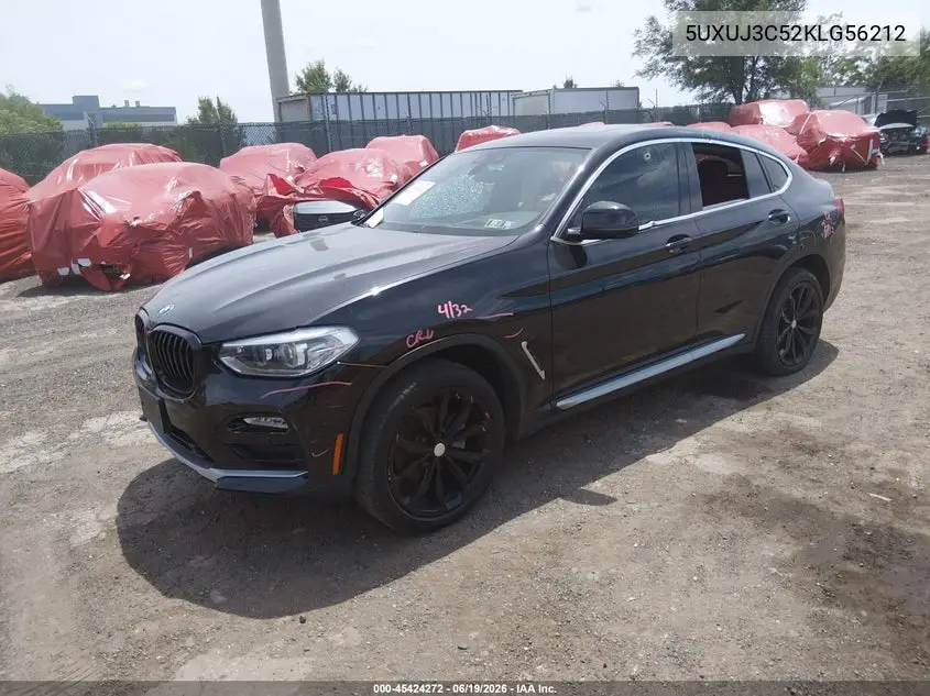 2019 BMW X4 xDrive30I VIN: 5UXUJ3C52KLG56212 Lot: 45424272