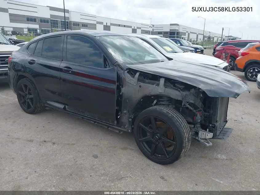 2019 BMW X4 xDrive30I VIN: 5UXUJ3C58KLG53301 Lot: 45438818