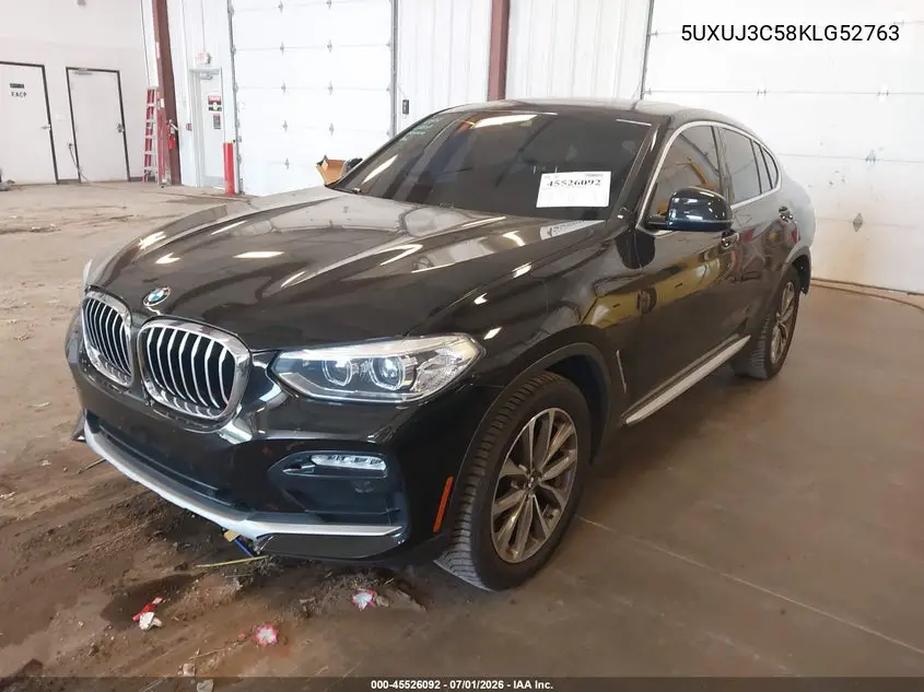 2019 BMW X4 xDrive30I VIN: 5UXUJ3C58KLG52763 Lot: 45526092