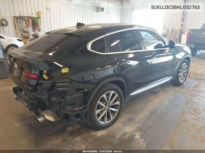 2019 BMW X4 xDrive30I VIN: 5UXUJ3C58KLG52763 Lot: 45526092
