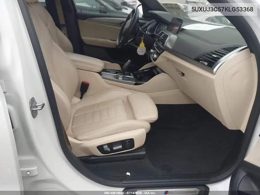 2019 BMW X4 xDrive30I VIN: 5UXUJ3C57KLG53368 Lot: 45618650