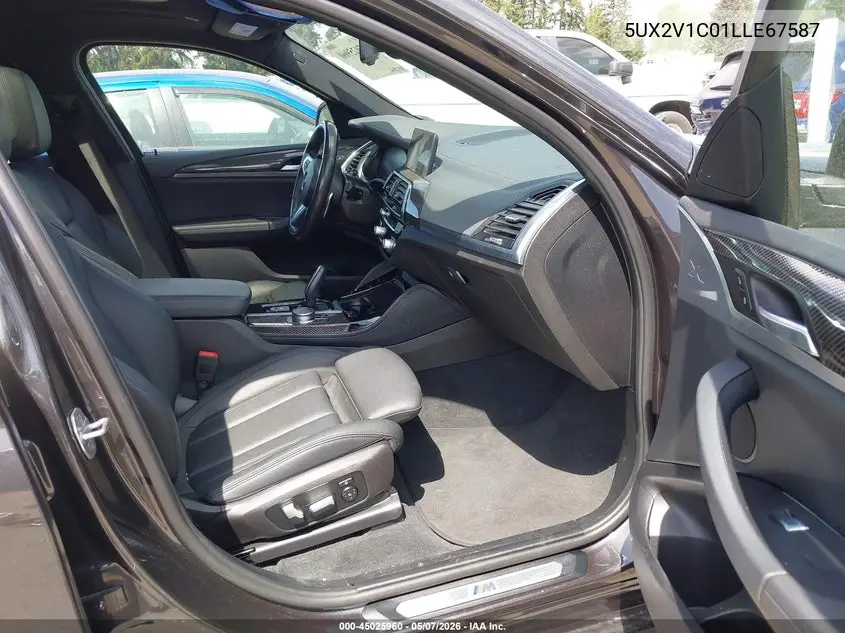2020 BMW X4 xDrive30I VIN: 5UX2V1C01LLE67587 Lot: 45025960