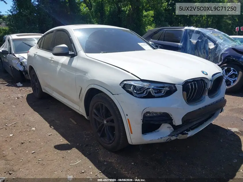 2020 BMW X4 M40I VIN: 5UX2V5C0XL9C71250 Lot: 45279969