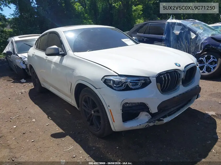 2020 BMW X4 M40I VIN: 5UX2V5C0XL9C71250 Lot: 45279969