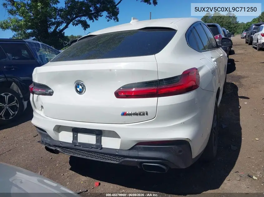 2020 BMW X4 M40I VIN: 5UX2V5C0XL9C71250 Lot: 45279969