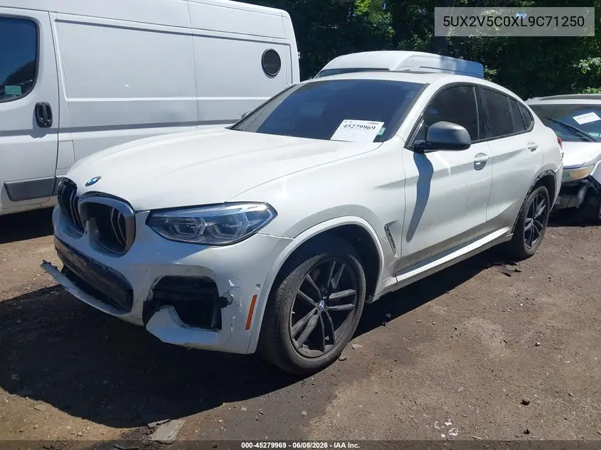 2020 BMW X4 M40I VIN: 5UX2V5C0XL9C71250 Lot: 45279969