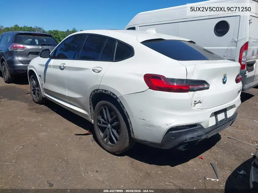 2020 BMW X4 M40I VIN: 5UX2V5C0XL9C71250 Lot: 45279969