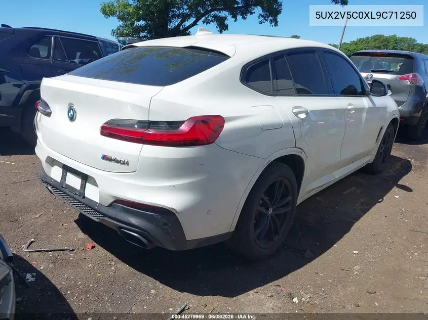 2020 BMW X4 M40I VIN: 5UX2V5C0XL9C71250 Lot: 45279969