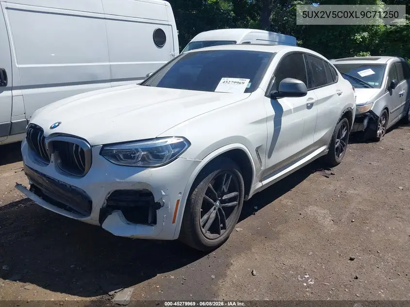 2020 BMW X4 M40I VIN: 5UX2V5C0XL9C71250 Lot: 45279969
