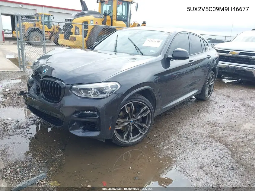 2021 BMW X4 M40I VIN: 5UX2V5C09M9H46677 Lot: 44767648