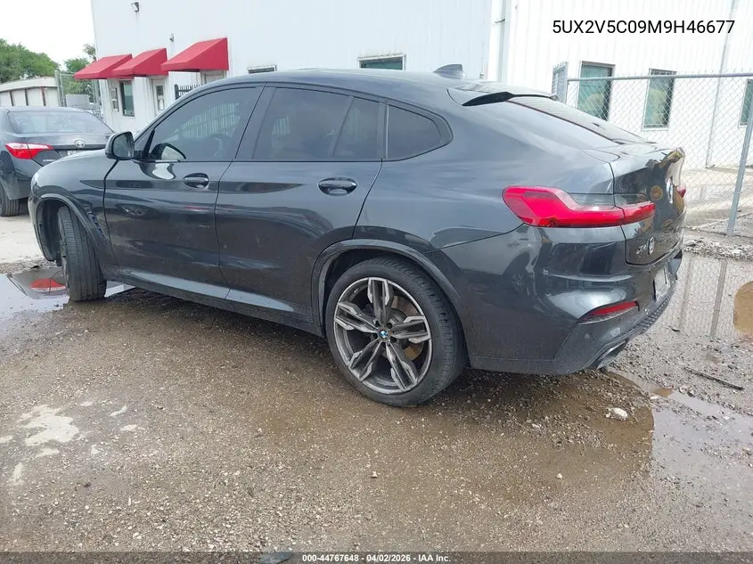 2021 BMW X4 M40I VIN: 5UX2V5C09M9H46677 Lot: 44767648