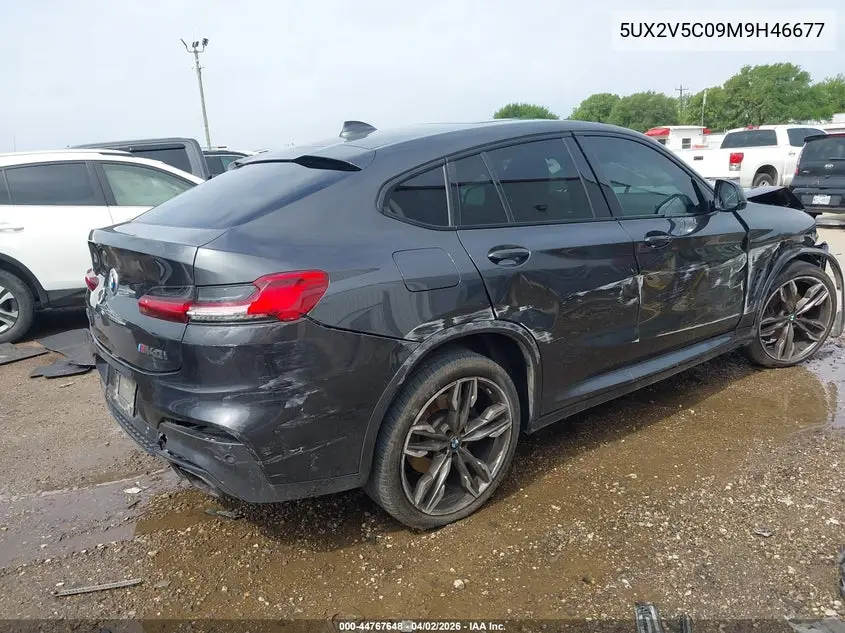 2021 BMW X4 M40I VIN: 5UX2V5C09M9H46677 Lot: 44767648
