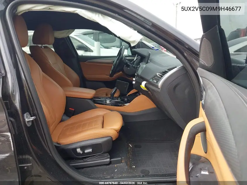 2021 BMW X4 M40I VIN: 5UX2V5C09M9H46677 Lot: 44767648