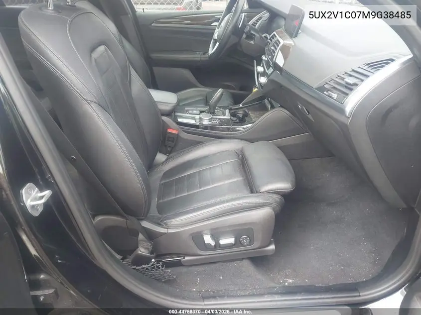 2021 BMW X4 xDrive30I VIN: 5UX2V1C07M9G38485 Lot: 44768370