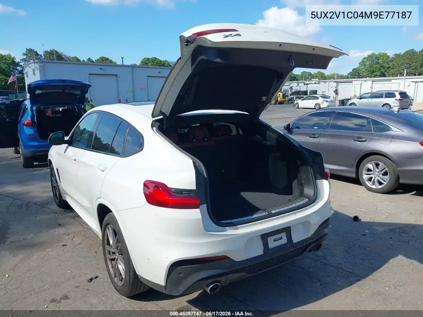 2021 BMW X4 xDrive30I VIN: 5UX2V1C04M9E77187 Lot: 45397747