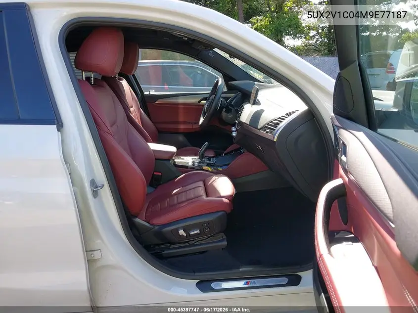 2021 BMW X4 xDrive30I VIN: 5UX2V1C04M9E77187 Lot: 45397747