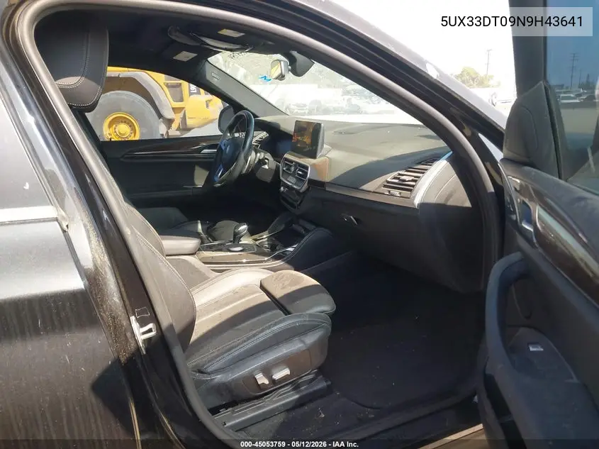 2022 BMW X4 xDrive30I VIN: 5UX33DT09N9H43641 Lot: 45053759