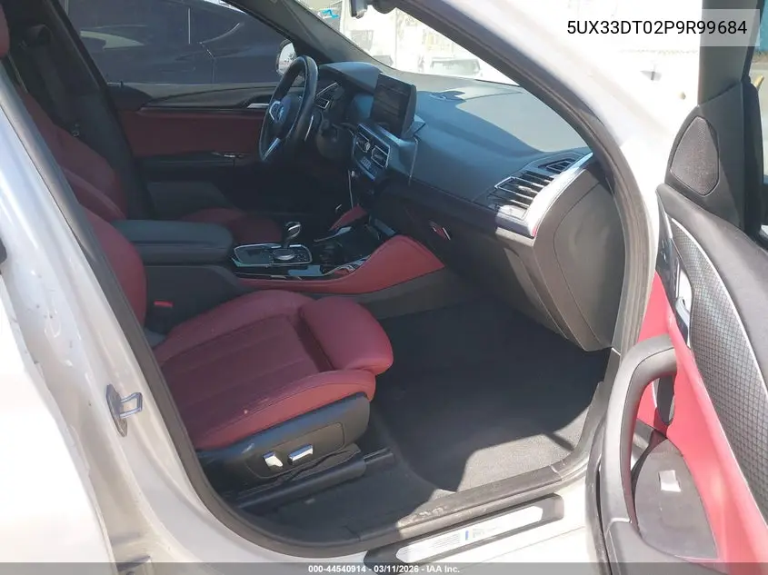 2023 BMW X4 xDrive30I VIN: 5UX33DT02P9R99684 Lot: 44540914